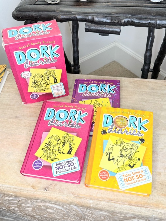 Other - Dork Diaries Lot 3 Hardcover Rachel Renee Russell Kids Book Set